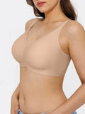 Popilush® Seamless Wireless Ruched Comfort Bra