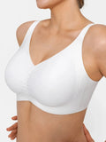 Popilush® Seamless Wireless Ruched Comfort Bra