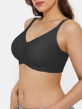 Popilush® Seamless Wireless Ruched Comfort Bra