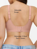 Popilush® Seamless Wireless Ruched Comfort Bra