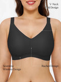 Popilush® Seamless Wireless Ruched Comfort Bra