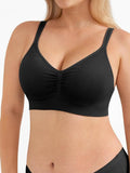 Popilush® Seamless Wireless Wide-Strap Everyday Bra
