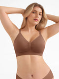 Popilush® Seamless Wireless Wide-Strap Everyday Bra
