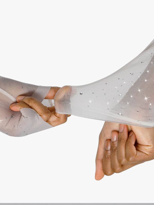 Popilush® Sequin Cowl Neck Chain Detail Sculpting Bodysuit