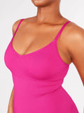 Popilush® Shaper Eco-Friendly Spaghetti Strap V-Neck Seamless Dress