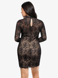 Popilush® Shapewear 2-in-1 Lace Overlay Sculpting Dress
