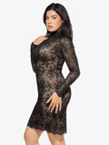 Popilush® Shapewear 2-in-1 Lace Overlay Sculpting Dress