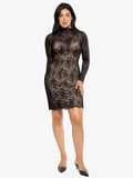 Popilush® Shapewear 2-in-1 Lace Overlay Sculpting Dress