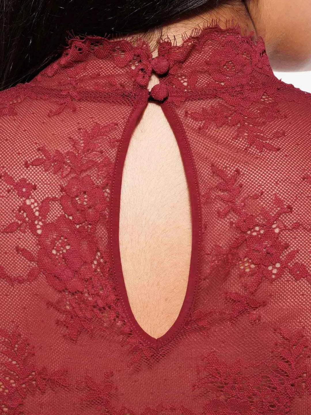 Popilush® Shapewear 2-in-1 Lace Overlay Sculpting Dress