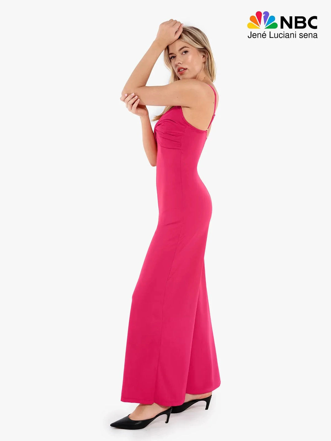 Popilush® Shapewear Bias Twist Smooth Sculpting Jumpsuit