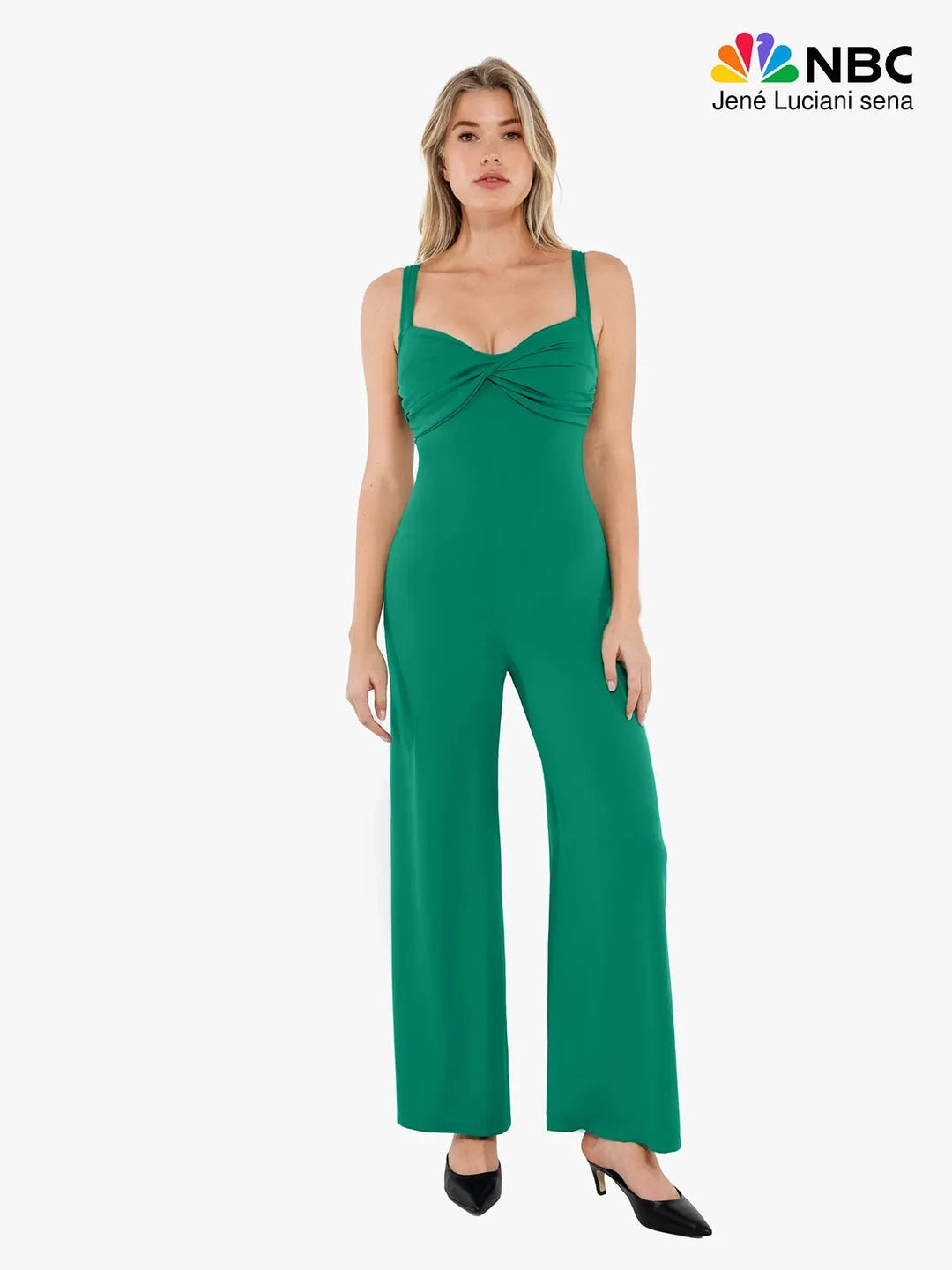 Popilush® Shapewear Bias Twist Smooth Sculpting Jumpsuit