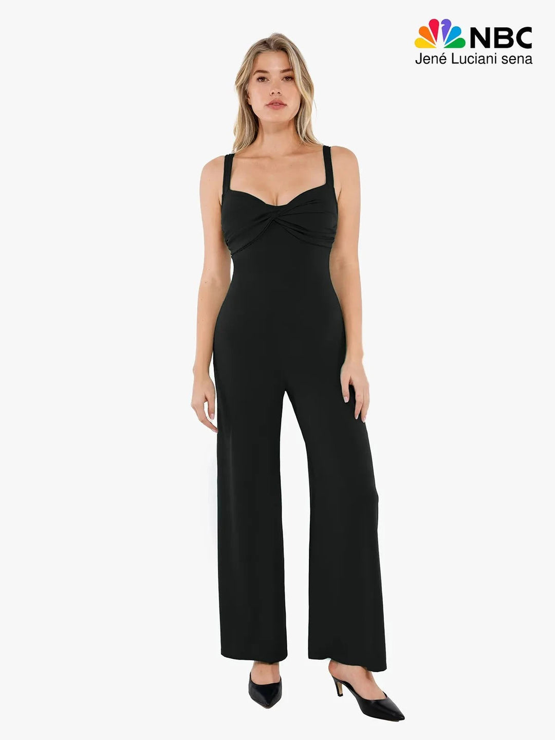 Popilush® Shapewear Bias Twist Smooth Sculpting Jumpsuit