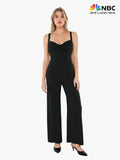 Popilush® Shapewear Bias Twist Smooth Sculpting Jumpsuit
