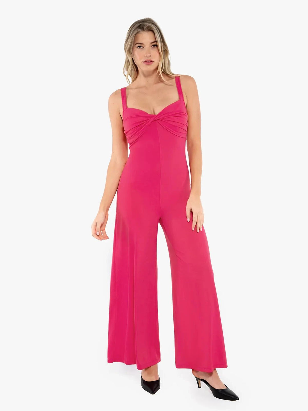 Popilush® Pink / XS Shapewear Bias Twist Smooth Sculpting Jumpsuit