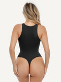 Popilush® Soft Comfy Tops Body Shaper Shapewear Cloudsense Sleeveless Cutaway Round Neck Bodysuit