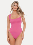 Popilush® Soft Comfy Tops Body Shaper Pink / S Shapewear Cloudsense Sleeveless Square Neck Bodysuit