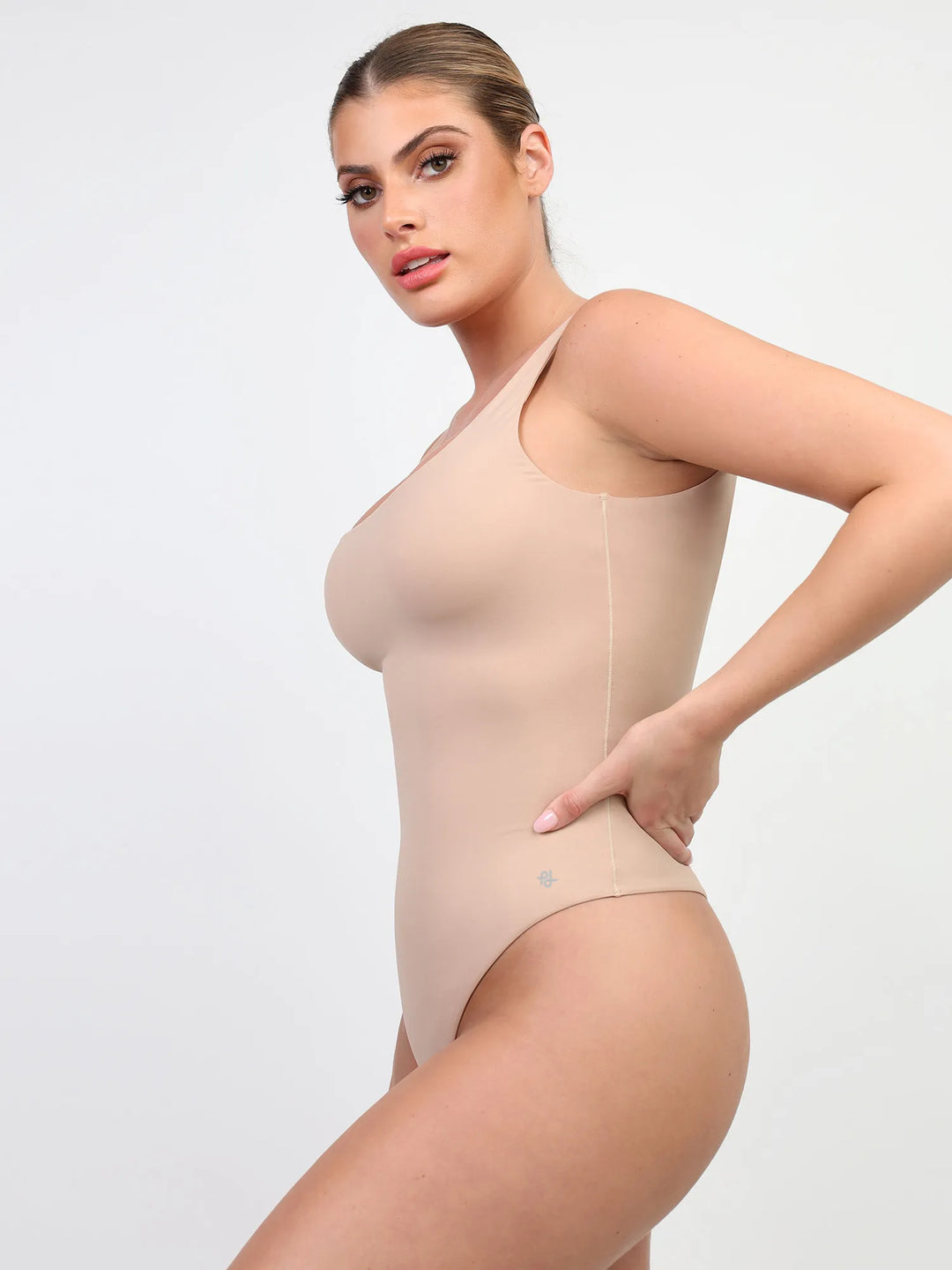 Popilush® Soft Body Shaper Shapewear CloudSense Tank Top High-Cut Thong Bodysuit