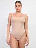 Popilush® Soft Body Shaper Skin / S Shapewear CloudSense Tank Top High-Cut Thong Bodysuit