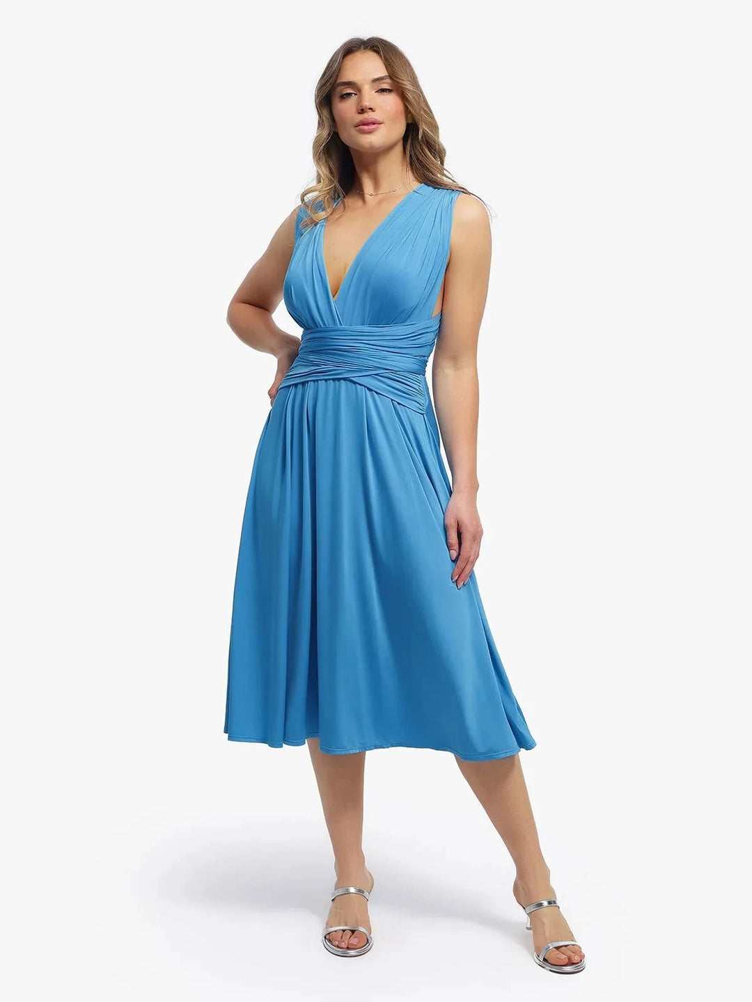 Shapewear Convertible Infinity Sculpting Midi Dress Popilush Shapewear Convertible Infinity Sculpting Midi Dress Popilush