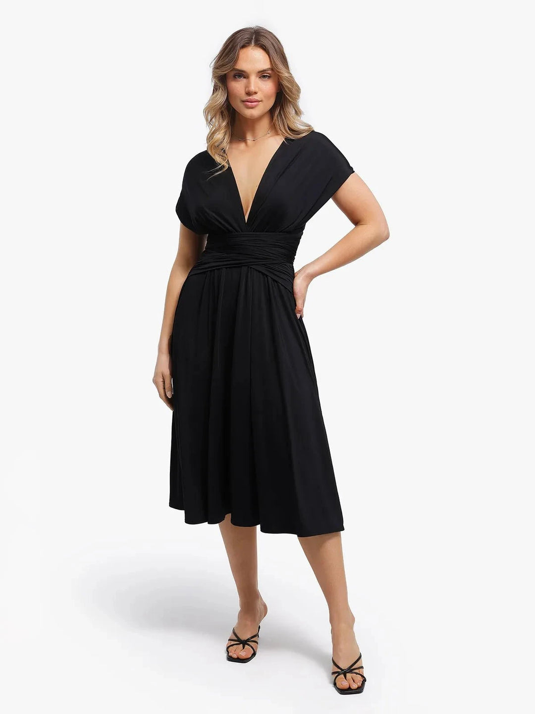 Popilush® Shapewear Convertible Infinity Sculpting Midi Dress