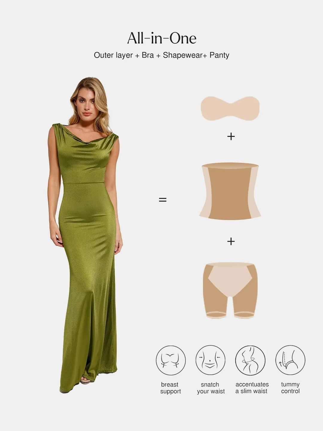 mermaid dress shapewear Lace Shapewear Mermaid Maxi Slip | Waist-Defining