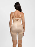Popilush® Shapewear Deep V Convertible Strap Mid-Thigh Bodysuit