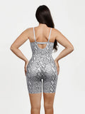 Popilush® Shapewear Deep V Convertible Strap Mid-Thigh Bodysuit