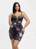 Popilush® Shapewear Deep V Convertible Strap Mid-Thigh Bodysuit