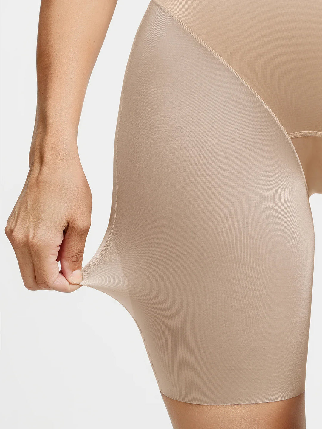 Popilush® Shapewear Deep V Convertible Strap Mid-Thigh Bodysuit