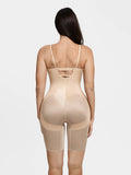 Popilush® Shapewear Deep V Convertible Strap Mid-Thigh Bodysuit