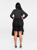Popilush® Shapewear Deep V-Neck A-Line Maxi Dress