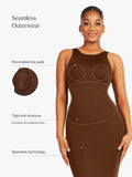 Popilush® Shapewear Eco-Friendly Sculpting Seamless Midi Dress Set