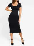 Popilush® Shapewear Eco-Friendly Sculpting Seamless Midi Dress Set