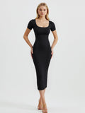 Popilush® Shapewear Eco-Friendly Sculpting Seamless Midi Dress Set