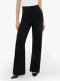 Velvet Wide-Leg Sculpting Trousers