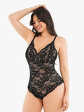 Popilush® Tops Body Shaper Jumpsuit Shapewear Firm Control Smoothing Full Lace Thong Bodysuit