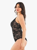 Popilush® Tops Body Shaper Jumpsuit Shapewear Firm Control Smoothing Full Lace Thong Bodysuit