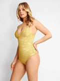 Popilush® Tops Body Shaper Jumpsuit Shapewear Firm Control Smoothing Full Lace Thong Bodysuit