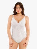 Popilush® Tops Body Shaper Jumpsuit Shapewear Firm Control Smoothing Full Lace Thong Bodysuit