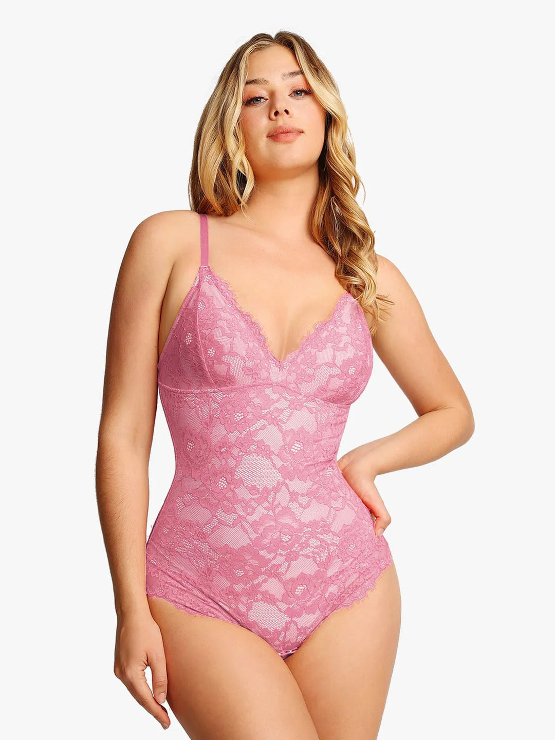 Shapewear Firm Control Smoothing Full Lace Thong Bodysuit Popilush Shapewear Firm Control Smoothing Full Lace Thong Bodysuit Popilush
