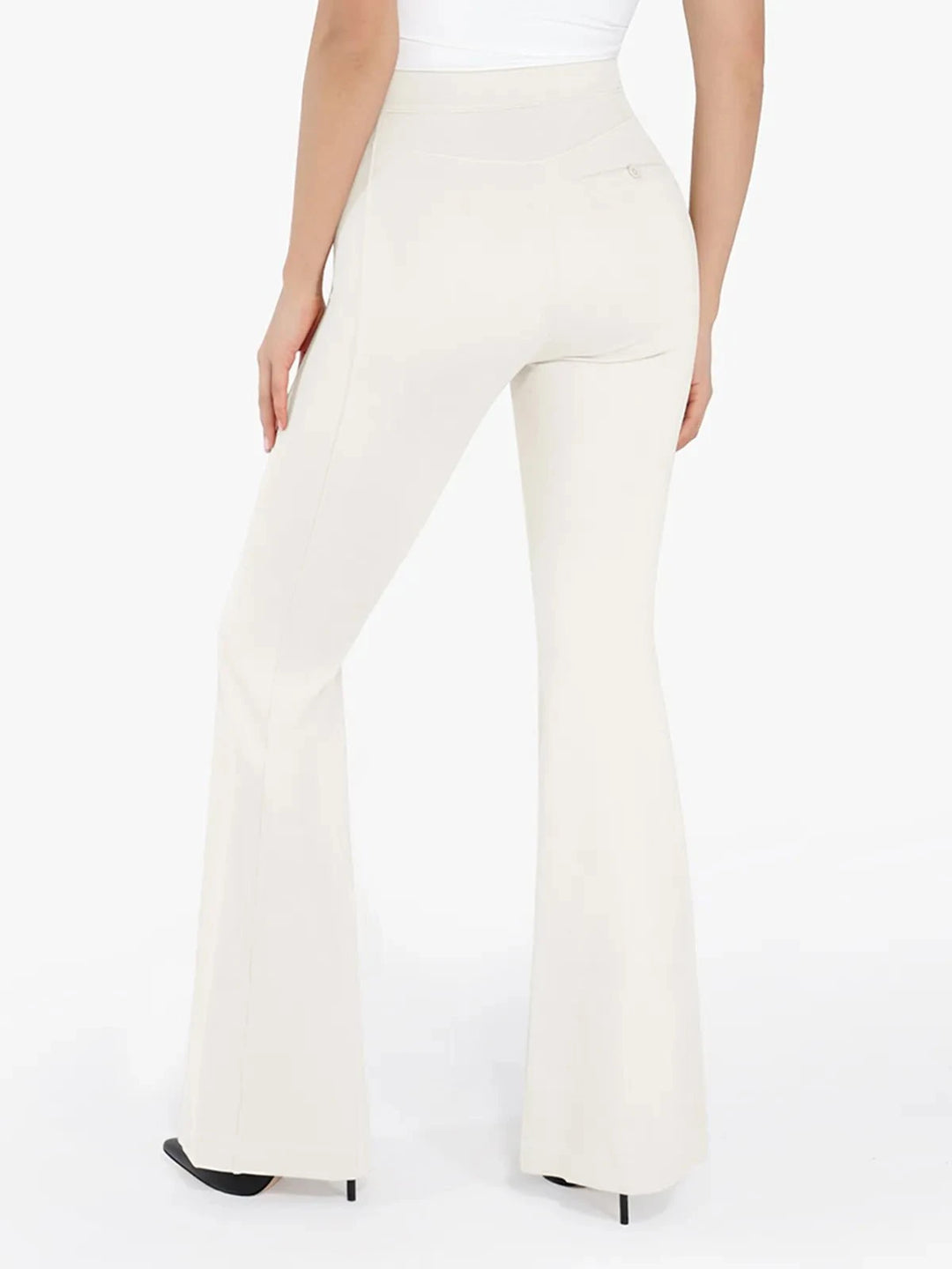 Popilush® Business Casual Pants Shapewear Freedom Tummy Control Flare-Leg Ponte Pants