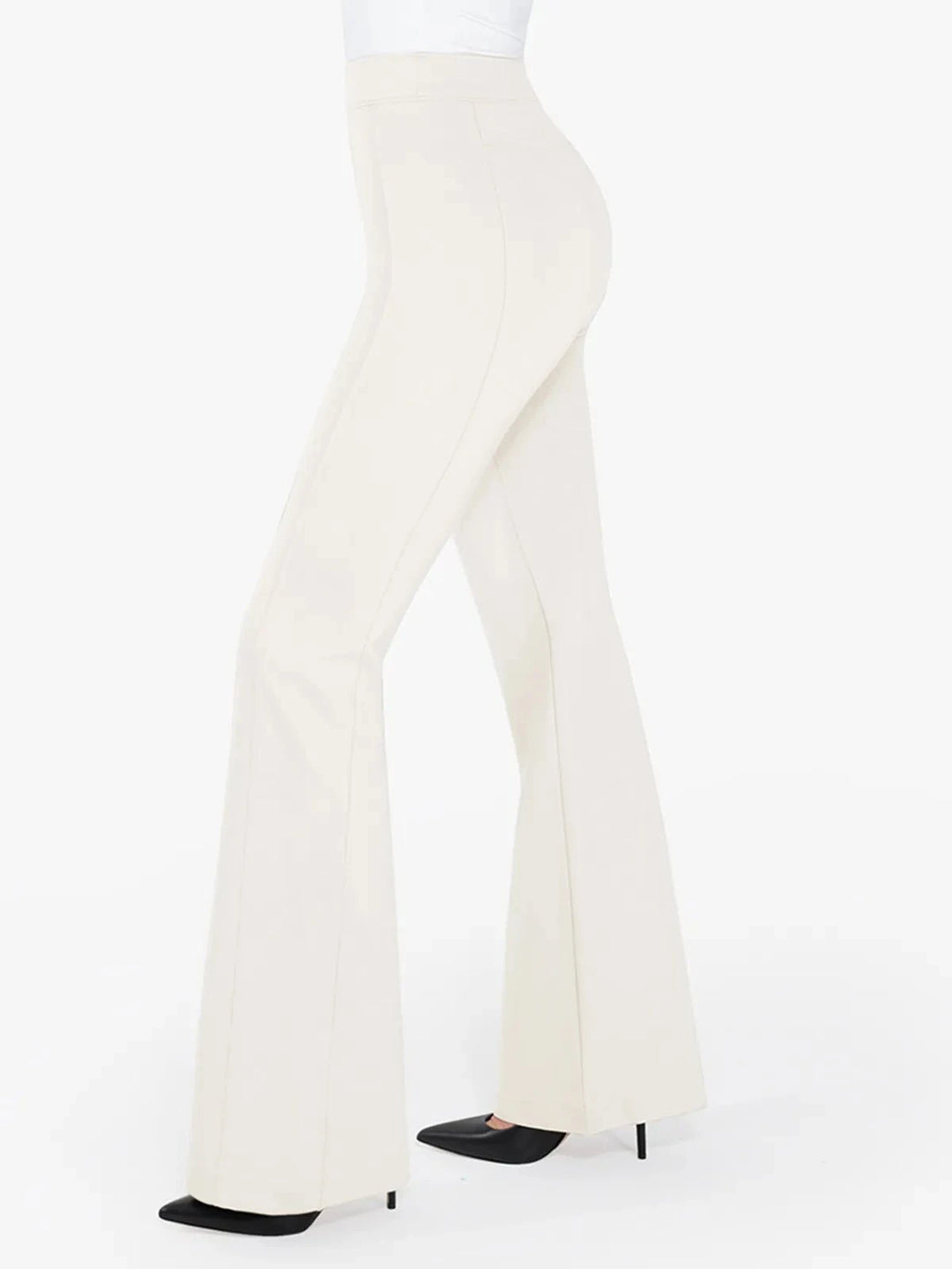 Popilush® Business Casual Pants Shapewear Freedom Tummy Control Flare-Leg Ponte Pants