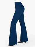 Velvet Wide-Leg Sculpting Trousers