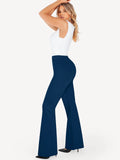 Popilush® Business Casual Pants Shapewear Freedom Tummy Control Flare-Leg Ponte Pants