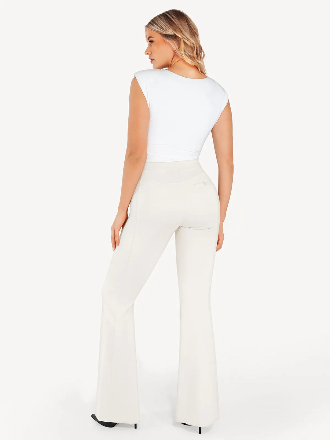 Popilush® Business Casual Pants Shapewear Freedom Tummy Control Flare-Leg Ponte Pants