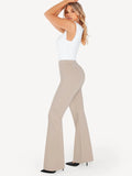 Popilush® Business Casual Pants Shapewear Freedom Tummy Control Flare-Leg Ponte Pants