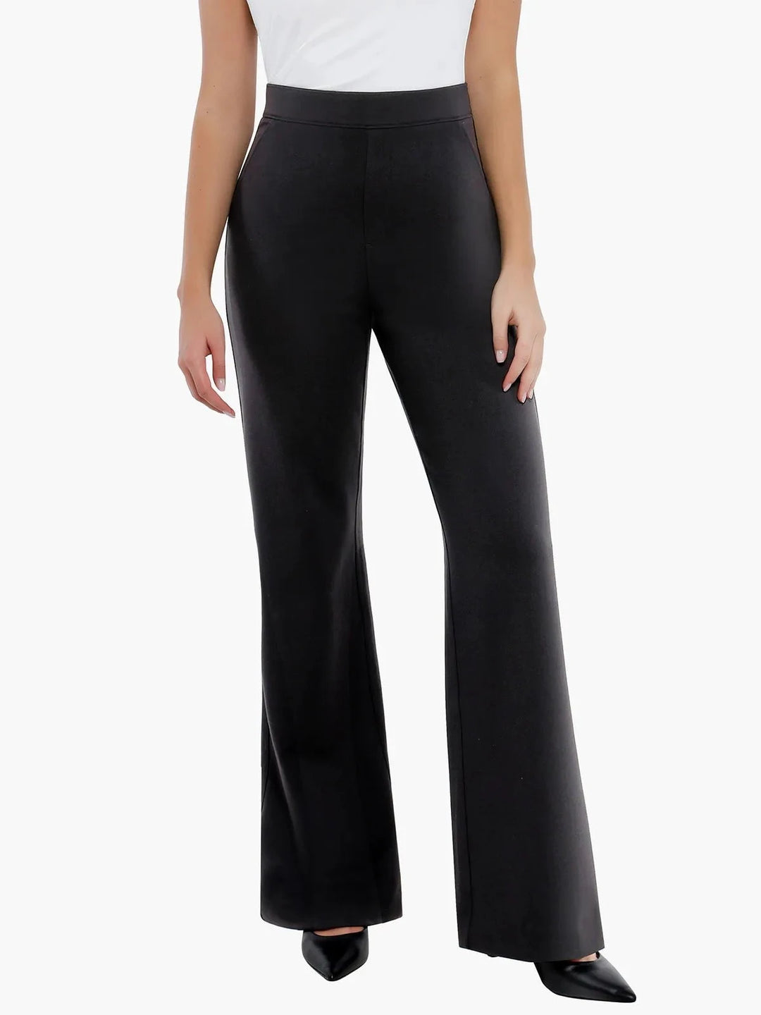 Tummy Control Ponte Flare Pants | Butt-Lift Shapewear Popilush Tummy Control Ponte Flare Pants | Butt-Lift Shapewear Popilush