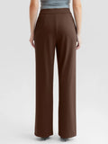 Popilush® Shapewear High-Waisted Tummy Control Wide Leg Pants(draft)