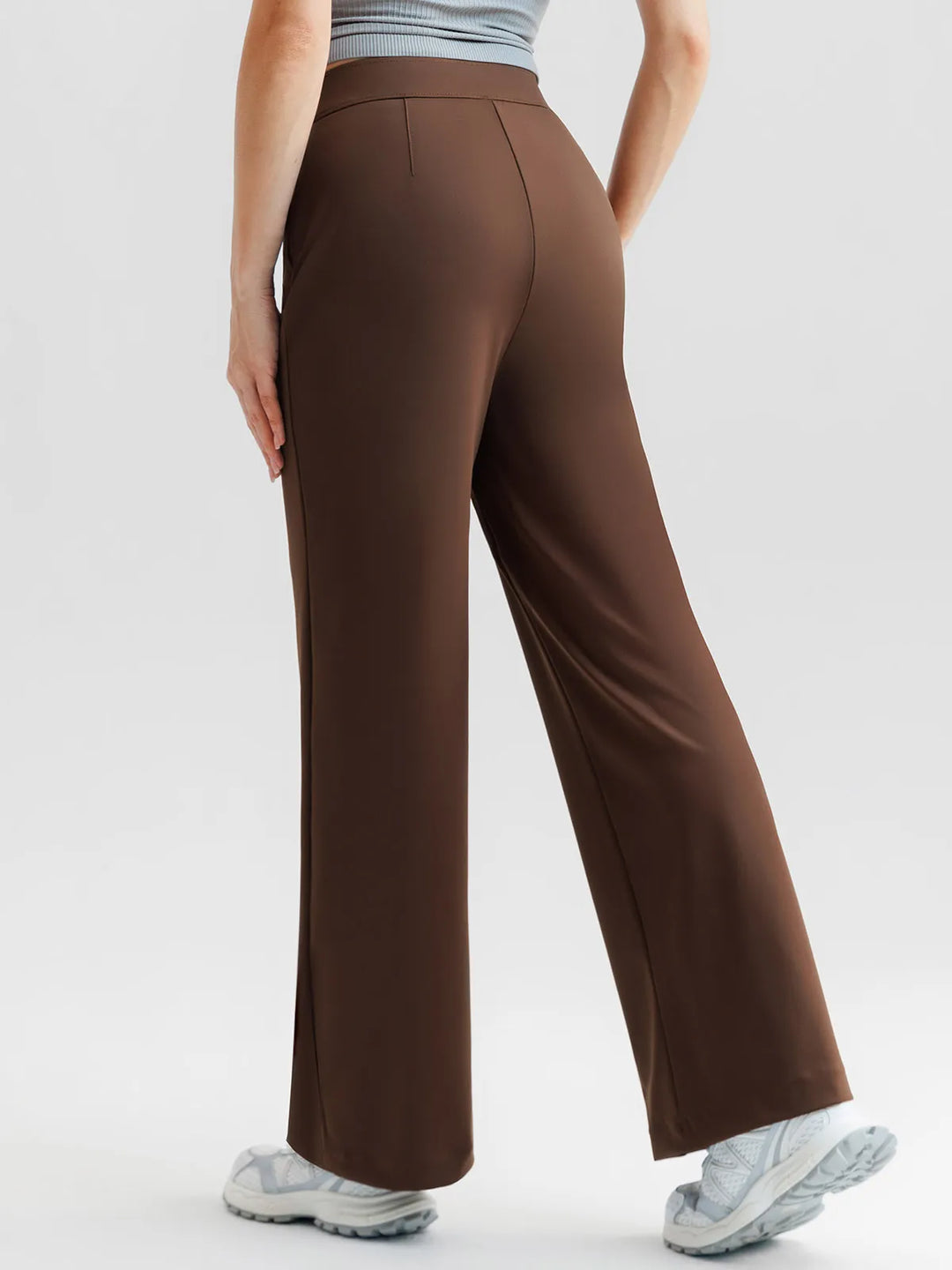 Popilush® Shapewear High-Waisted Tummy Control Wide Leg Pants(draft)