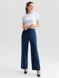 Popilush® Shapewear High-Waisted Tummy Control Wide Leg Pants(draft)
